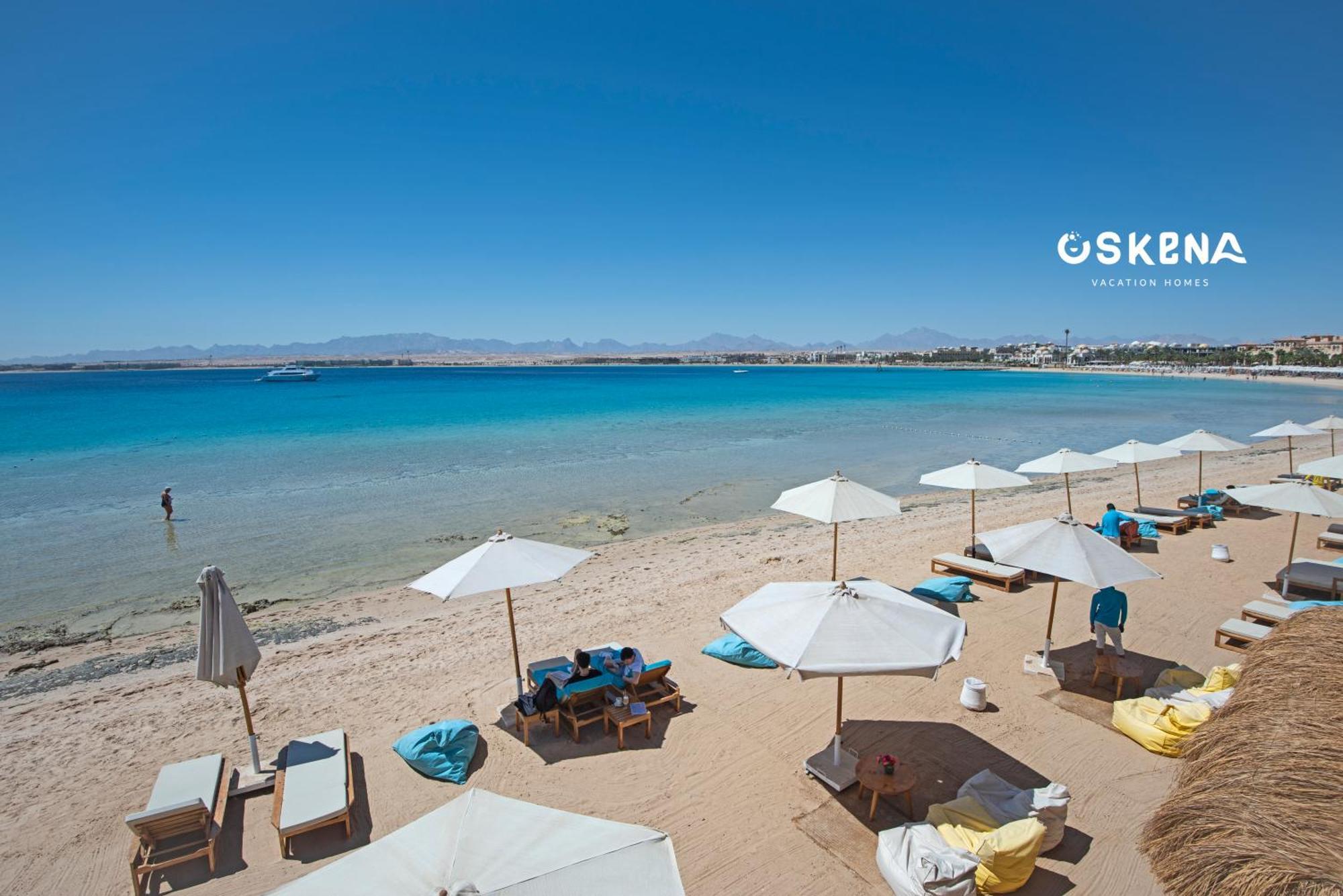 Oskena Azzurra Sahl Hasheesh Apartment ฮูร์กาดา ภายนอก รูปภาพ